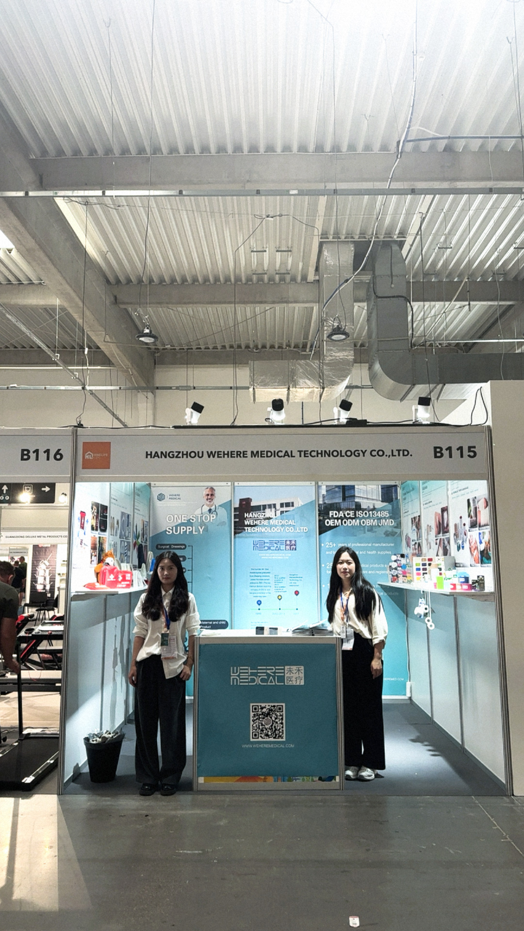 Booth front view