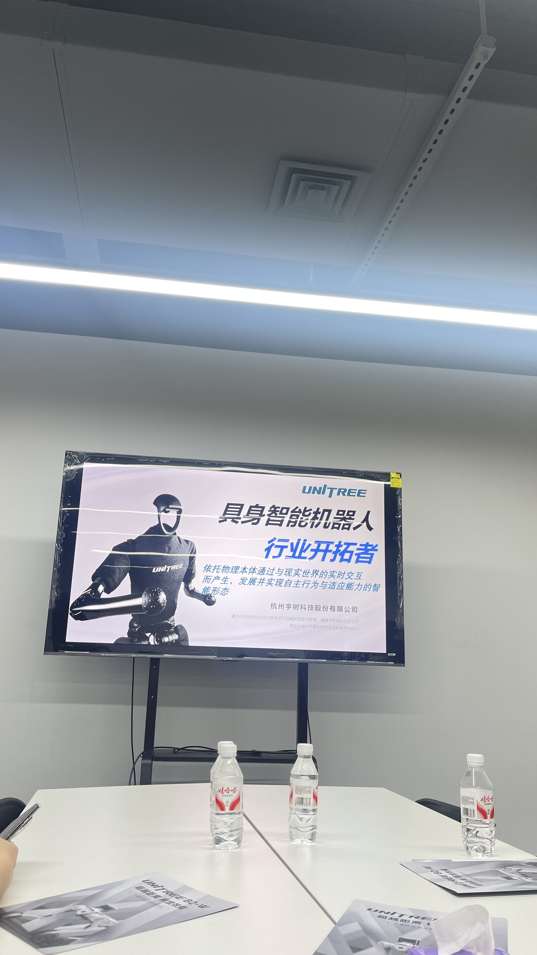 Business presentation on embodied intelligence