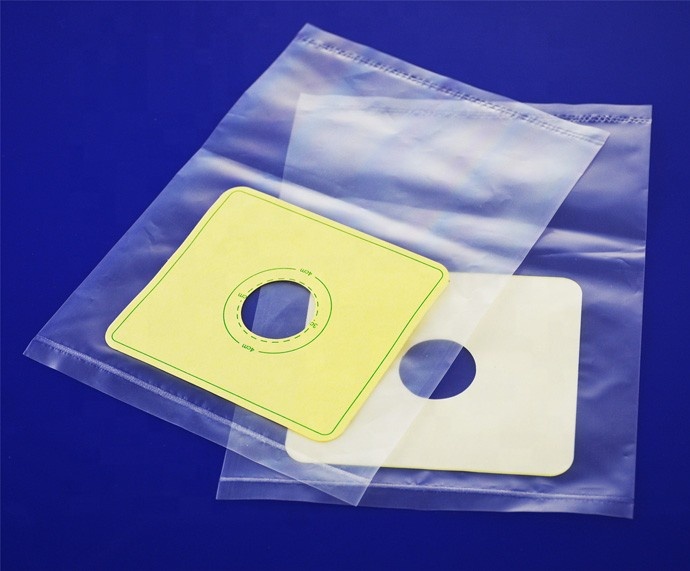 PVC disposable colostomy bag closed colostomy bag low price PVC material with CE and ISO