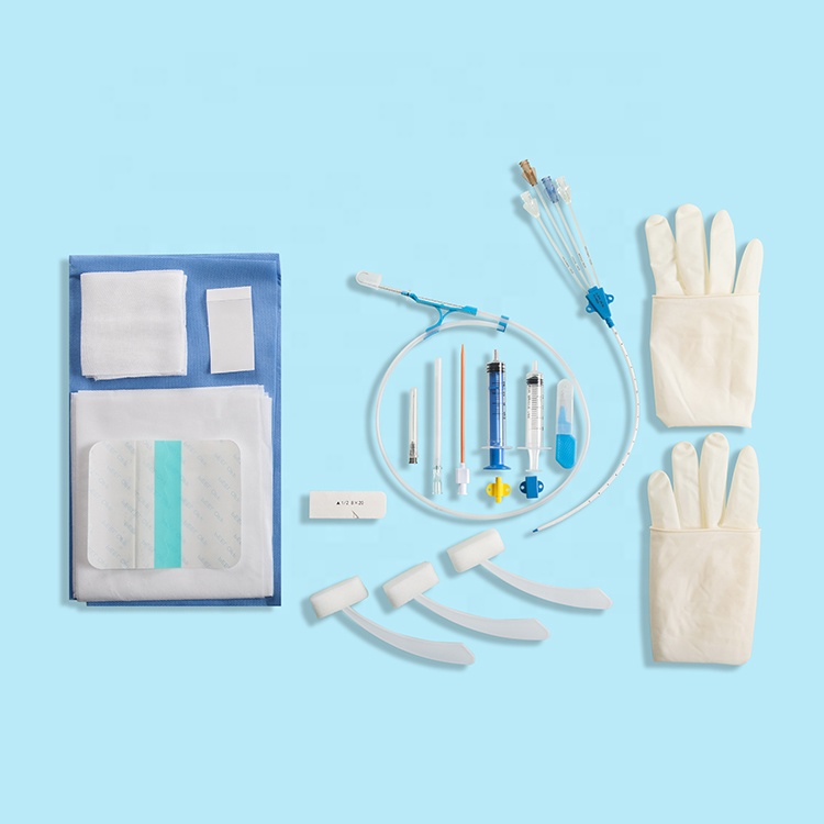 Disposable Quad-Lumen  Central Venous Catheter Kits