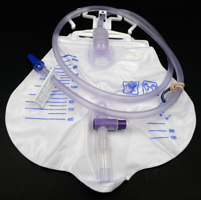 Low Price Medical Disposable Portable Urine Meter Drainage Bag FDA,CE,ISO