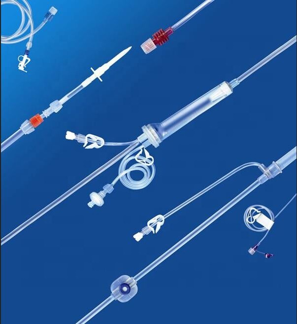 Disposable Stainless steel guide wire  Double-lumen Hemodialysis Catheter Kits