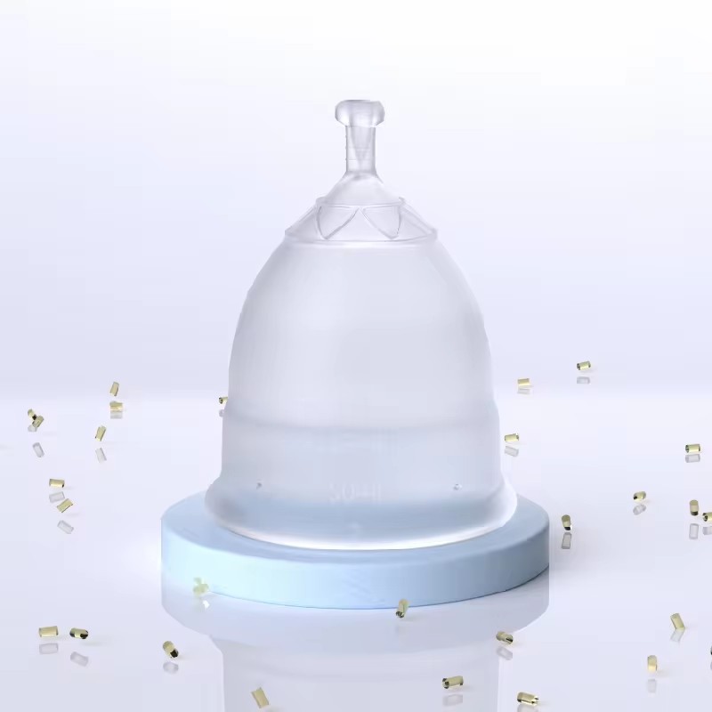 Reusable medical silicon S L menstrual cup for lady care