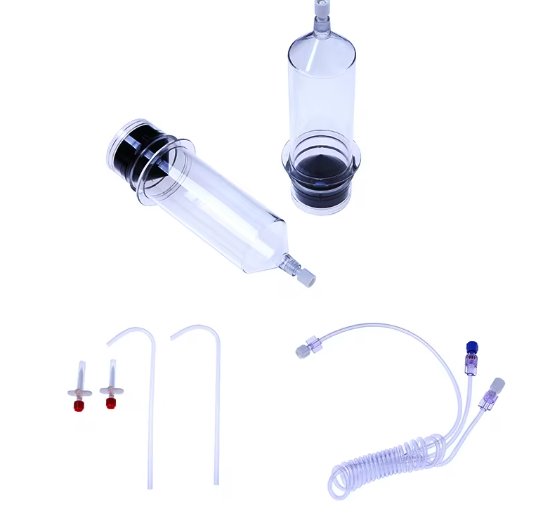 Hospital customized 65ml,100ml,150ml,200ml High-Pressure CT Angiography Imaging Disposable Syringe