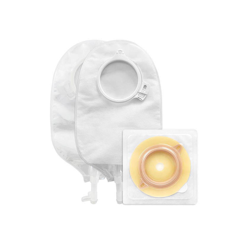 Disposable Clear CE Certified Medical Use Urostomy Bags with Baseplate