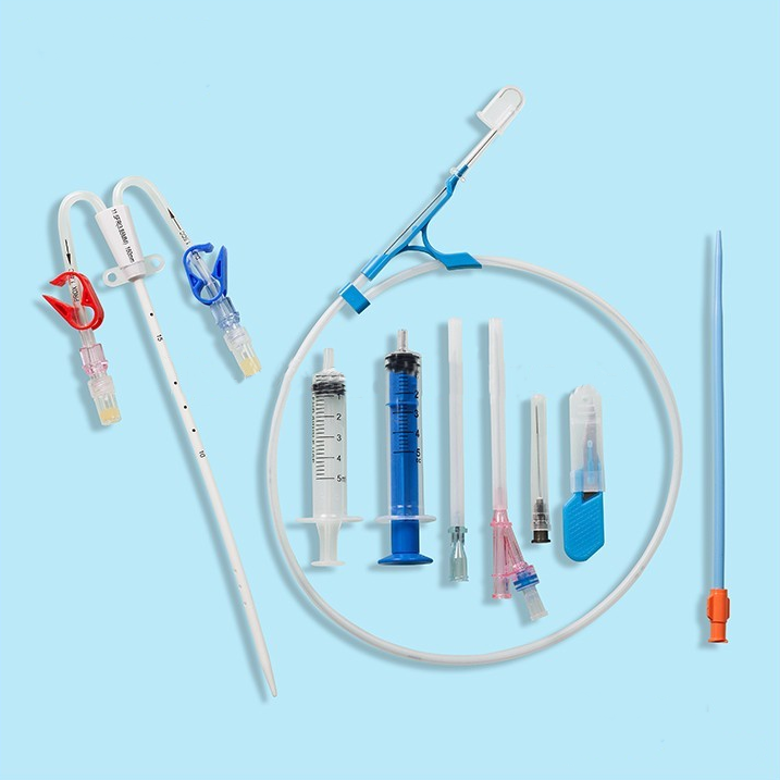 Disposable  Stainless Steel Guide Wire  Hemodialysis Catheter Kits