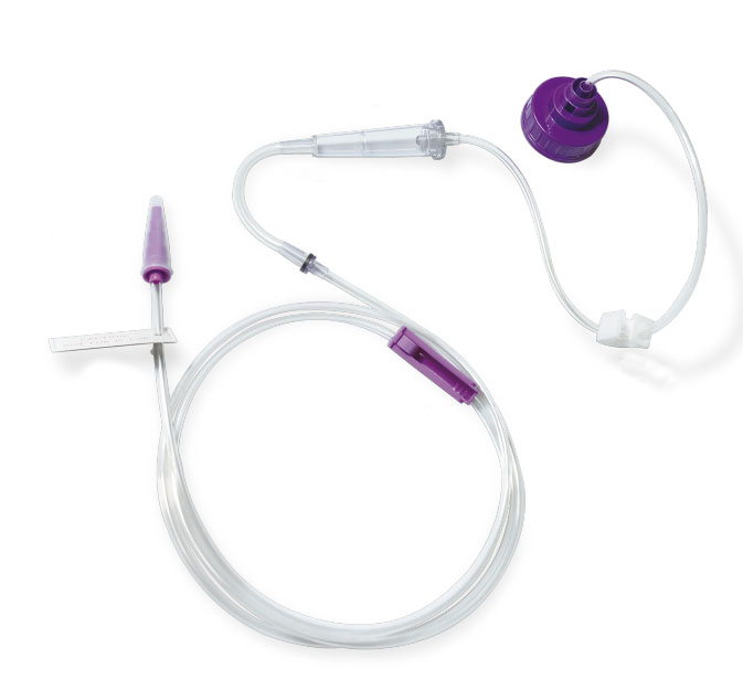 Disposable sterile infusion enteral feeding giving set