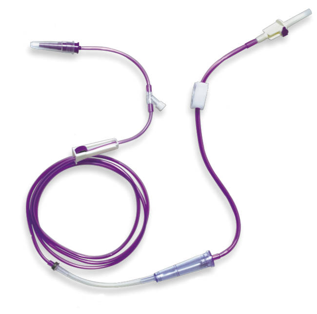 Medical disposable infusion enteral feeding set