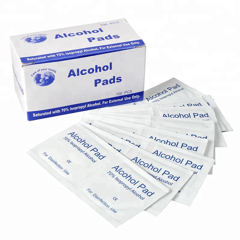 Sterile Medical Alcohol Prep Pad 70% Isopropyl Alcohol Pad Swabs