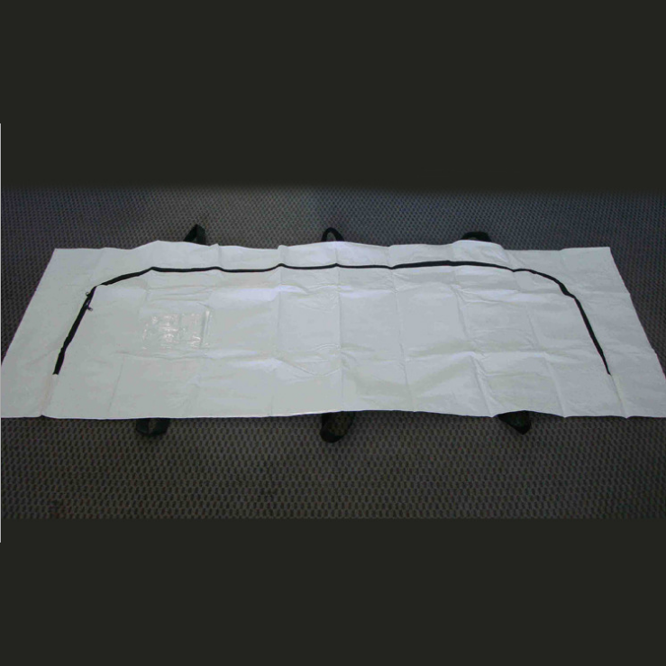 Curved Zipper PVC disaster dead body bag