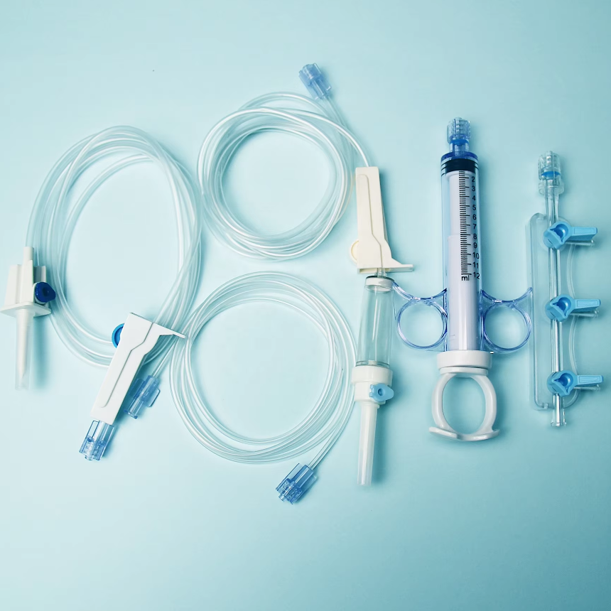 Disposable Interventional Accessories 2/3 Port Manifold Set Medical Manifold Kits
