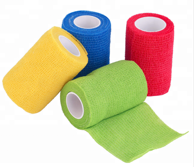 Colored  Medical  Self-Adhesive Elastic Bandage Cohesive