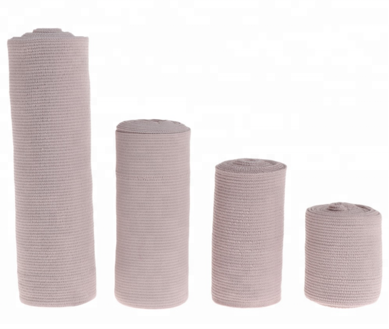 Skin Color Medical High Elastic Bandage Used for fixation after sprains or strains of joints
