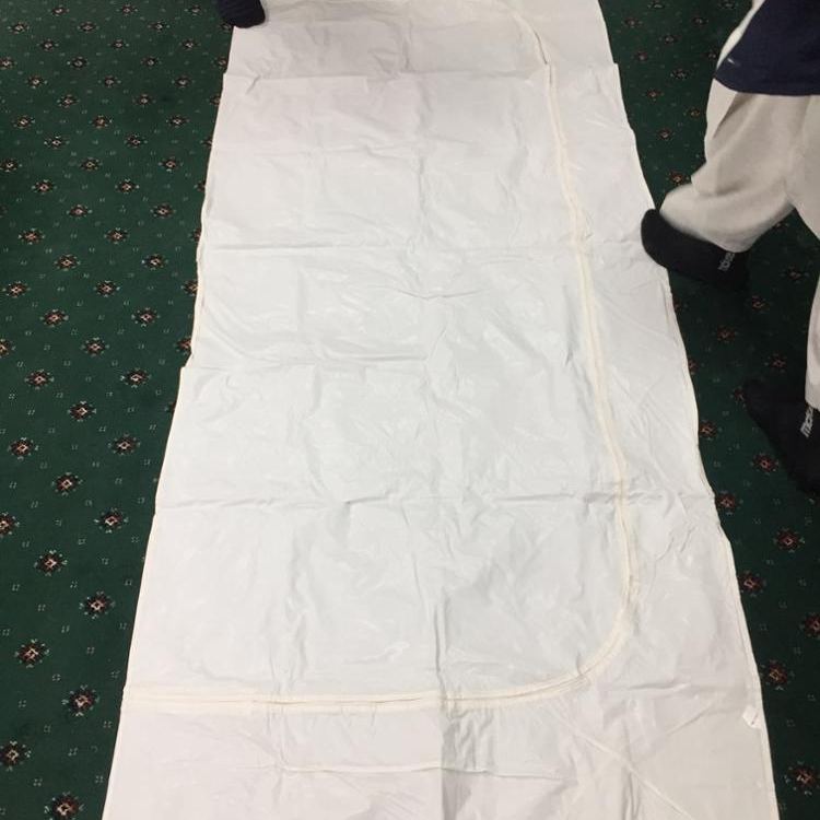 Straight Zipper PVC Medical disposable dead body bags