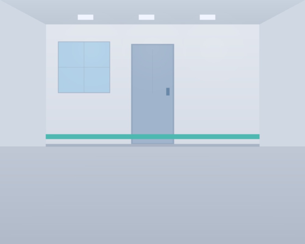 Modern hospital
